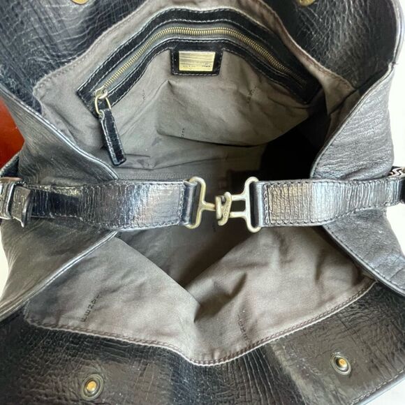 Fendi Black Leather Shoulder Bag Timeless Design - Picture 10 of 16